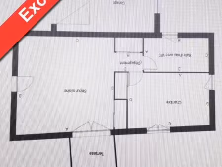 maison 2 pièces 46 m²