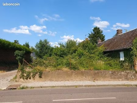 vends terrain constructible / terrain à bâtir 436m² centre 76390 conteville