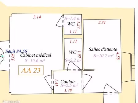 cabinet pour profession liberal centrée caveirac