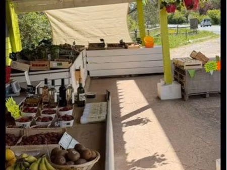 fond de commerce fruit et légume