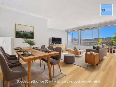 super appart (3 ch / 1 sdb) de 106 m² + terrasse / plein sud