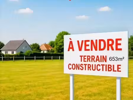 vente terrain 653 m² à juigné-sur-sarthe (72300)  36 099 €
