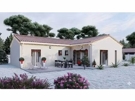 terrain avec maison neuve à vendre