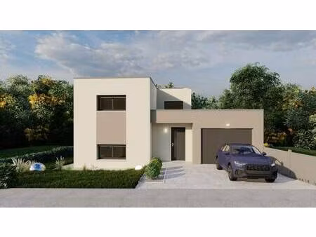 terrain avec maison neuve à vendre