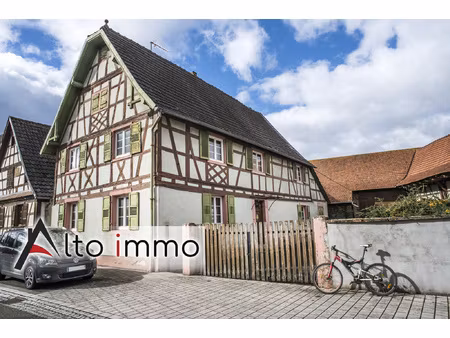 maison alsacienne de caractère avec fort potentiel d'aménage