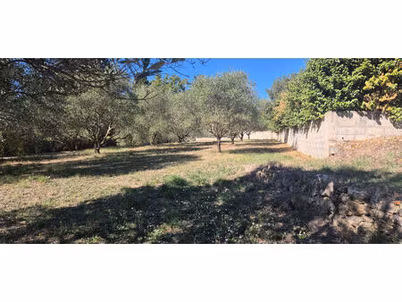 montauroux terrain constructible de 1861m² avec permis de construire purgé