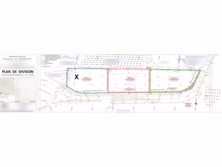 vente terrain 947 m² à mondragon (84430)  121 000 €