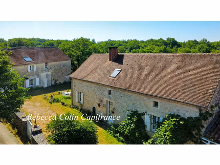 charmant ensemble immobilier en pierre. calme absolu en périgord noir