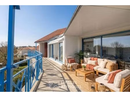 appartement esprit loft en duplex avec vue sur le golf