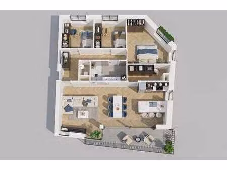 appartement ben unique avec des équipements modernes et des…