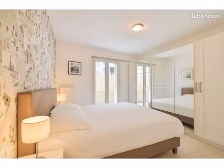 superbe 2 pièces avec terrasse et jardin privatif