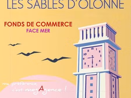 fonds de commerce bar/brasserie face mer les sables d'olonne
