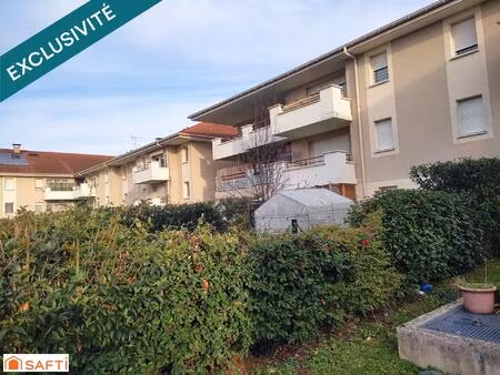 appartement f 2 44m2 avec terrasse et jardinet