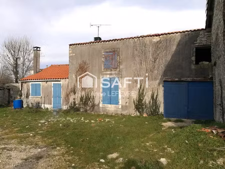 vente maison 6 pièces 130 m² à prissé-la-charrière (79360)  75 000 €