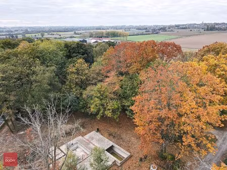 ruim perceel met reeds aangelegde kelder te bellegembos bestemd voor villabouw