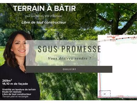 terrain de 269 m² à chalifert
