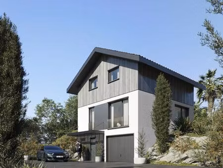 villa neuve individuelle avec vue panoramique sur le lac léman