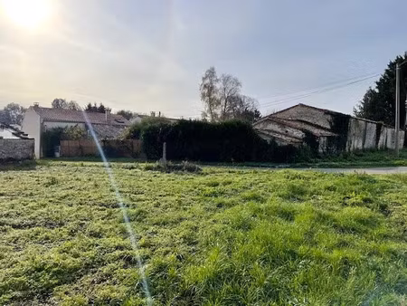 vente terrain 865 m² romegoux (17250)