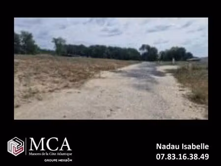 vente terrain 607 m² boisredon (17150)