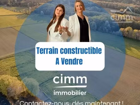 terrain constructible 500 m² à cartelègue