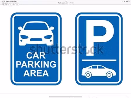 place de parking box fermé