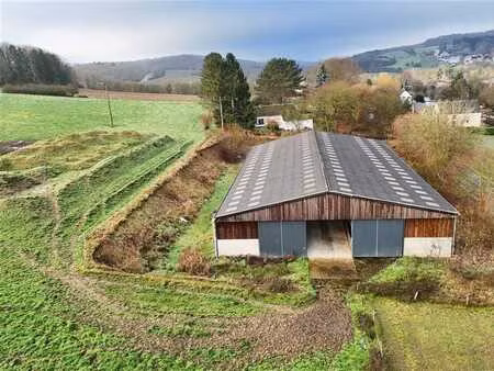 beau bâtiment d'exploitation et prairie