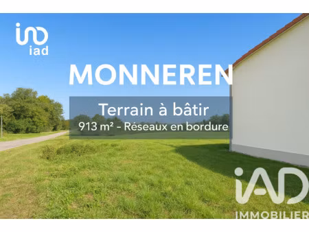 vente terrain à bâtir 913 m²