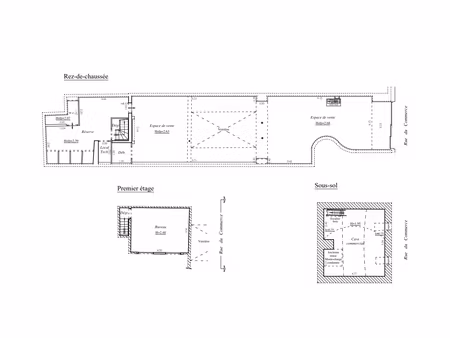 local commercial à paris 15 de 150 m2 : emplacement prime
