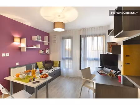 location meublée appartement 1 pièce 18 m² à villeneuve-d'ascq (59491)  636 €