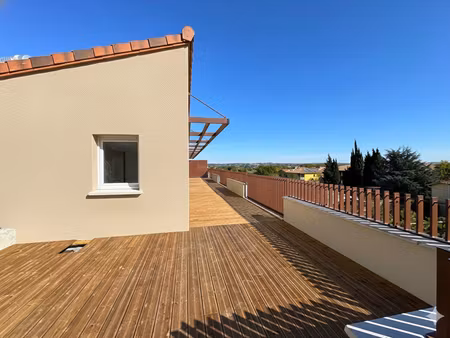 appartement 4 pièces 98m² + terrasse de 62m² + 2 parking sous-sol ! tournefeuille