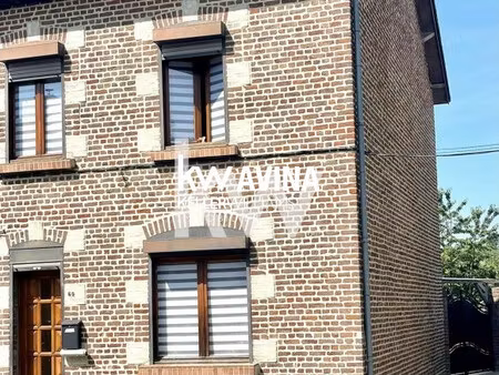 à vendre – maison 85 m² à crespin  2 chambres  grenier  cave  jardin