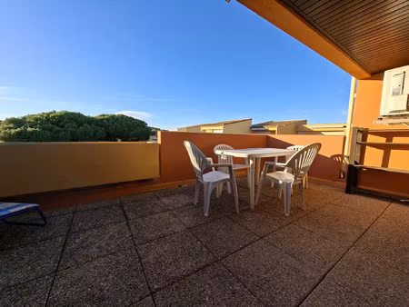 deux pieces mezzanine avec terrasse proche plage du mole