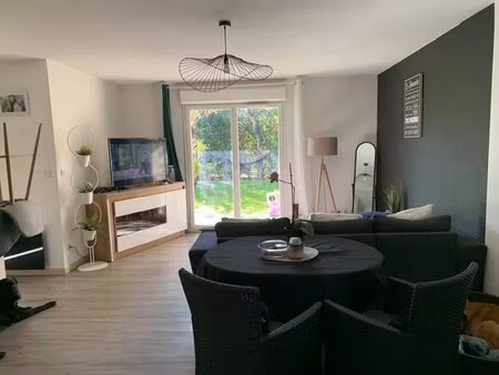 appartement t3 meublée  avec jardin