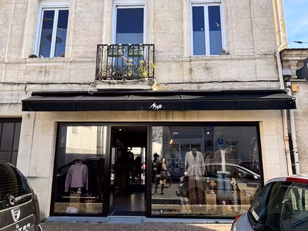 le bouscat - cession de droit au bail - boutique 35 m2 + arr