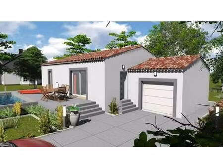 terrain avec maison neuve à vendre