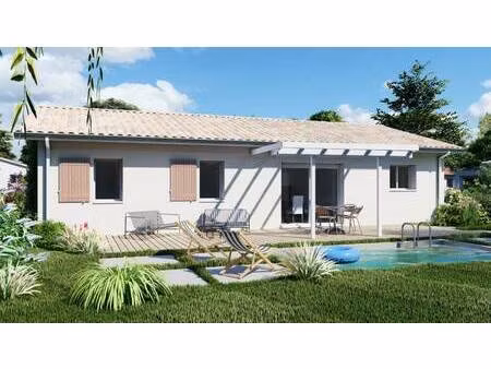 terrain avec maison neuve à vendre