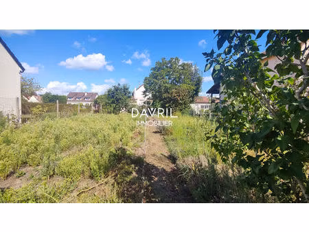 terrain conflans sainte honorine 372 m2 proche gare / commerces / ecoles / calme