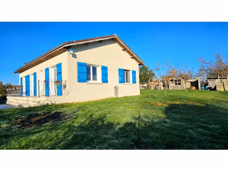 maison t5 - 112m² habitable avec garage et jardin autour