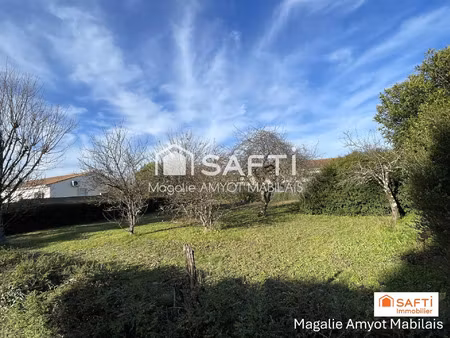 vente terrain 1382 m² châteaubernard (16100)