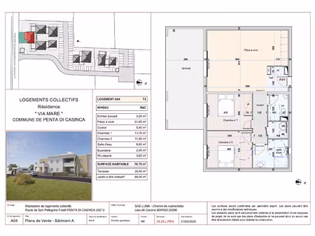 vente appartement 3 pièces 77 m² penta-di-casinca (20213)