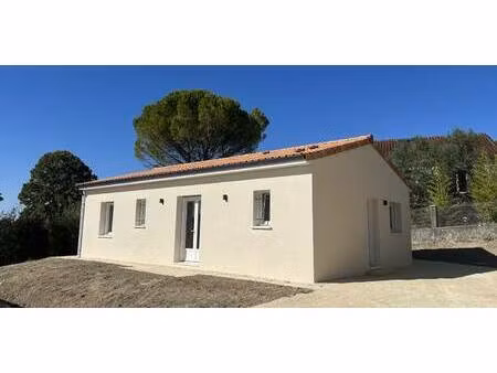 terrain avec maison neuve à vendre