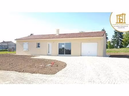 terrain avec maison neuve à vendre