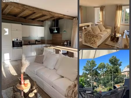 joli f3 de 56 m2 avec terrasse et double garage