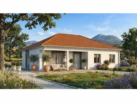 terrain avec maison neuve à vendre