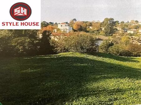 terrain avec maison neuve à vendre