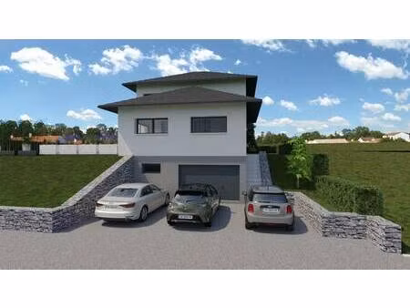 terrain avec maison neuve à vendre