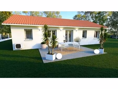 terrain avec maison neuve à vendre