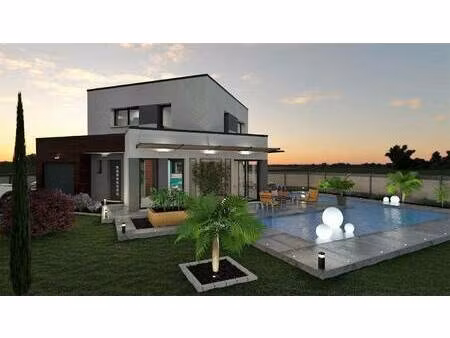 terrain avec maison neuve à vendre