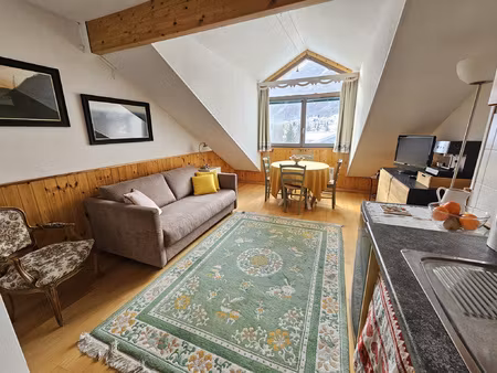 joli studio à proximité remontées du pontillas