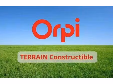 terrain constructible à vendre